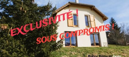 Maison individuelle avec garage et terrain – m1800 – LUS LA CROIX HAUTE 26620 Maison individuelle avec garage et terrain – m1800 – LUS LA CROIX HAUTE 26620