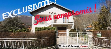 Villa avec garage et jardin – m1801 – ASPRES/BUËCH 05140 Villa avec garage et jardin – m1801 – ASPRES/BUËCH 05140