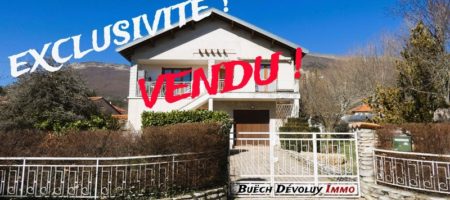 Villa avec garage et jardin – m1801 – ASPRES/BUËCH 05140 Villa avec garage et jardin – m1801 – ASPRES/BUËCH 05140