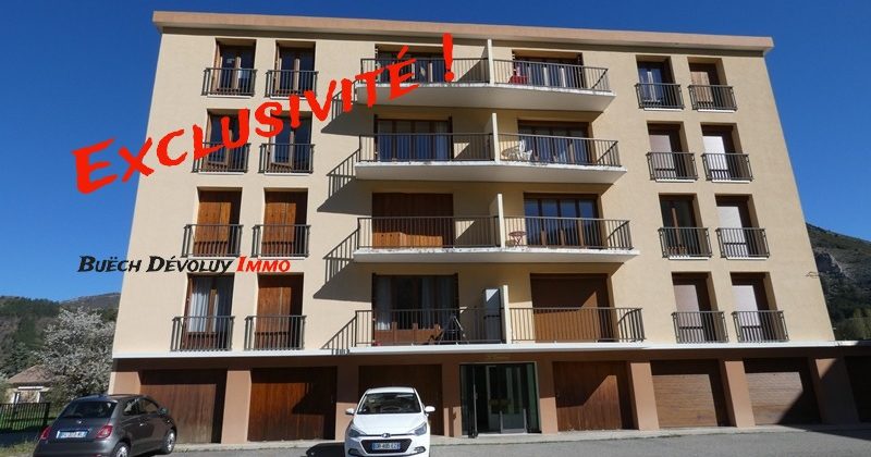 Appartement T4 avec balcon, garage, cave et 2 places parking – A1807 – VEYNES 05400 Appartement T4 avec balcon, garage, cave et 2 places parking – A1807 – VEYNES 05400