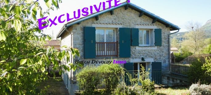 Maison rénovée avec jardin – m1789 – A 5mn d’ASPRES/BUËCH