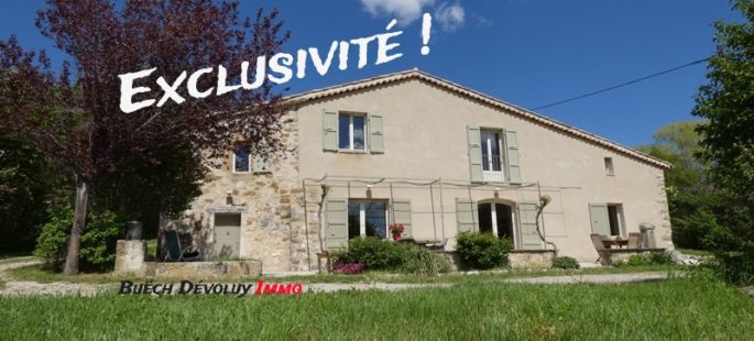 Propriété – m1809 – À 10mn de SERRES/50mn de GAP