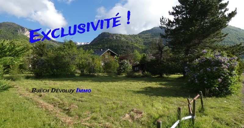 Terrain à bâtir – T1798 – LA ROCHE DES ARNAUDS Terrain à bâtir – T1798 – LA ROCHE DES ARNAUDS