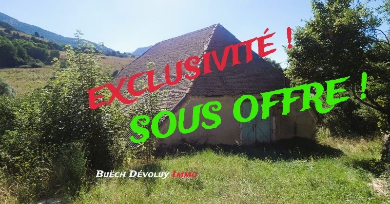 Maison de pays avec dépendances et terrain – m1777 – LUS LA CROIX HAUTE Maison de pays avec dépendances et terrain – m1777 – LUS LA CROIX HAUTE