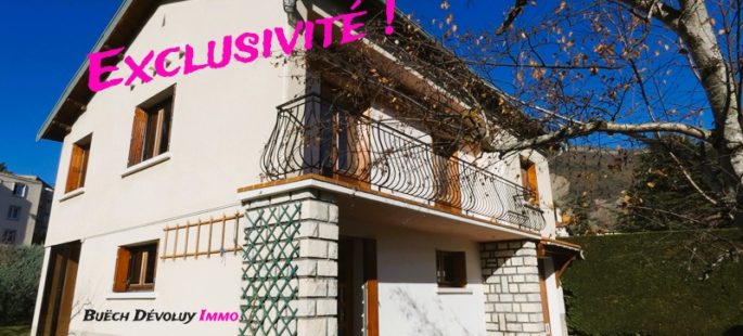 Villa avec garage et jardin – m1785 – ASPRES/BUËCH 05140