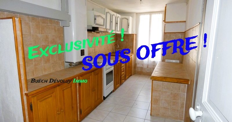 Appartement T3 + jardin et cave – A1792 – VEYNES 05400 Appartement T3 + jardin et cave – A1792 – VEYNES 05400