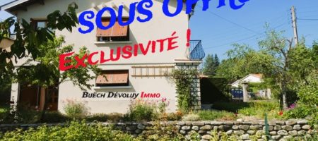 Villa avec garage et jardin – m1785 – ASPRES/BUËCH 05140 Villa avec garage et jardin – m1785 – ASPRES/BUËCH 05140