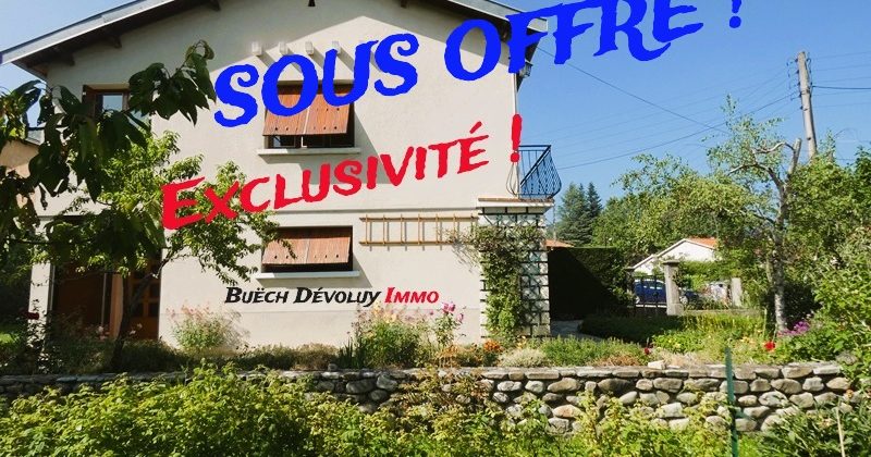 Villa avec garage et jardin – m1785 – ASPRES/BUËCH 05140